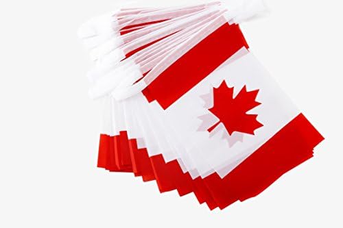 Tür Kız Kanada Bayrağı Kanada Bayrağı, 100 Feet / 76 Adet Ulusal Ülke Dünya Flama Bayrakları Afiş,parti Dekorasyon Malzemeleri