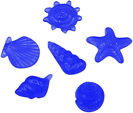 Tonsee 10 Pcs Renkli Deniz Yaşamı Modelleme Taş-Aydınlık Kabuklu Deniz Kabukları Akvaryum Dekor-Balık Tankı Taşlar-Yaratıcı Peyzaj