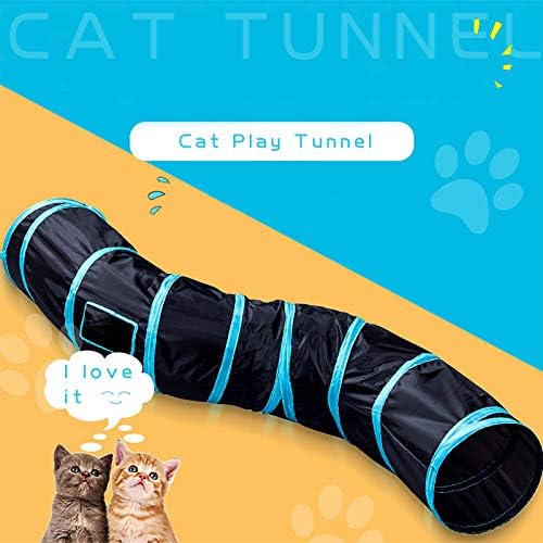 ıCAGY kedi tüneli için Kapalı Kediler Interaktif, Tavşan Tünel Oyuncaklar, Pet Oyuncaklar Oynamak Tünelleri için Kediler Yavru