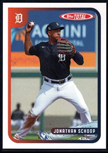 2020 Topps Toplam (Dalga 1) Beyzbol 100 Jonathan Schoop Detroit Tigers Resmi MLB Ticaret Kartı ÇEVRİMİÇİ ÖZEL SINIRLI baskı