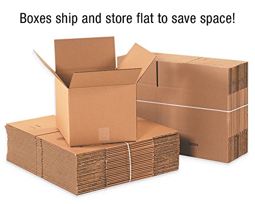 5 x 5 x 5 Beyaz Oluklu Mukavva Kutular, 25'li Paket, Nakliye, Paketleme ve Taşıma için, İsteğe Bağlı Nakliye Malzemeleri