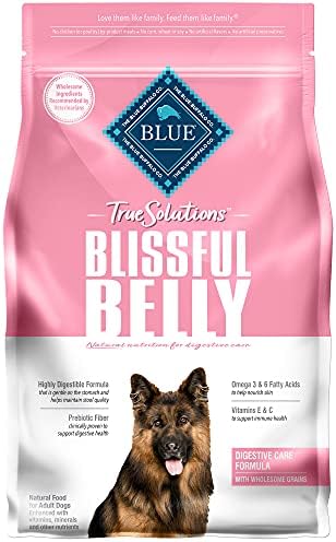 Blue Buffalo True Solutions Mutlu Göbek Doğal Sindirim Bakımı Yetişkin Kuru Köpek Maması ve Islak Köpek Maması, Tavuk