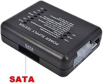 20/24 Pin PSU ATX SATA HDD Güç Kaynağı Test Cihazı Checker Metre Ölçüm LED Göstergesi Teşhis Aracı Test PC Hesaplama