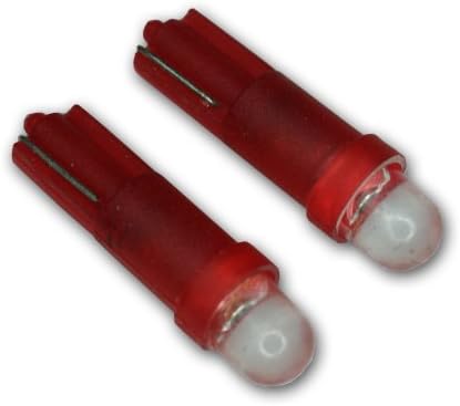 TuningPros LEDX5-T5-R1 T5 LED Ampuller, 1 LED Kırmızı 10'lu Set