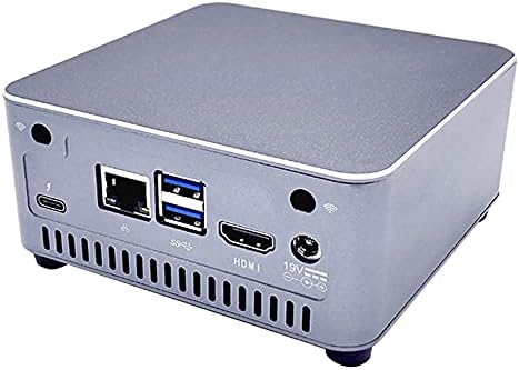 Partaker Mini PC C8 Intel 10th Gen Çift Çekirdekli i3 10110U Windows 10 Mini Bilgisayar 8 GB DDR4 240 GB M. 2 SSD, Mini Masaüstü