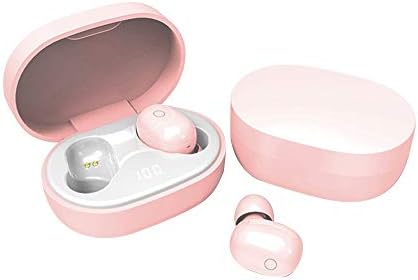 Kulaklık Q TWS Bluetooth Kulaklık 5.0 Stereo Gerçek Kablosuz Kulaklık kulak içi Dijital Ekran Dokunmatik (Renk: Yeşil)
