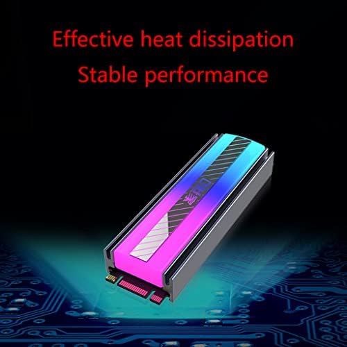 Awesomeoneı alüminyum SSD soğutucu soğutucu NVME M. 2 2280 katı hal sürücü radyatör pasif ısı dağılımı ARGB 5 V 3Pin radyatör