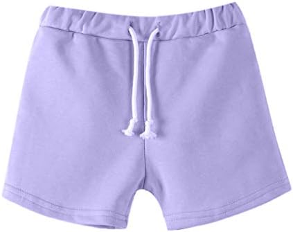 WOCACHİ Toddler Unisex Bebek Şort, Yaz Çocuk Pamuk Şort Erkek ve Kız Giysileri Bebek Moda Pantolon