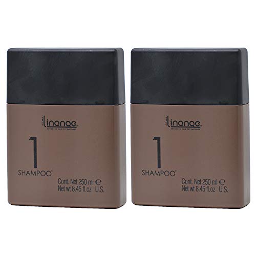 Linange Gelişmiş Saç Teknolojisi Erkek Şampuanı 250ml 8.45 oz (2'li Paket)