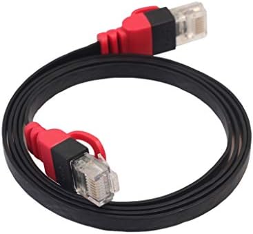 LIN Ağ Kablosu CAT6 - 3 CAT6 Düz Ethernet Korumasız Gigabit RJ45 Ağ LAN Kablosu, uzunluk: 1 m, Evrensel RJ45 ağ kablosu arayüzü,