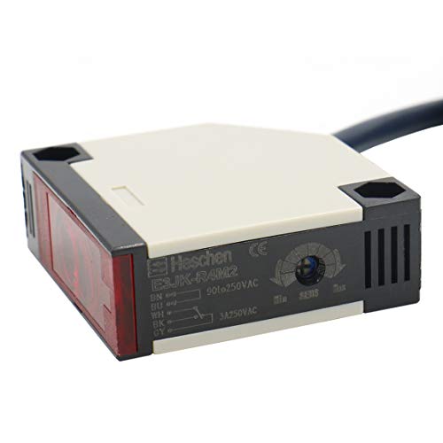 Heschen Fotoelektrik Sensör Anahtarı E3JK-R4M2 AC90-250V Geribildirim Yansıma Tipi Algılama Mesafesi 4 Metre Reflektör Paneli