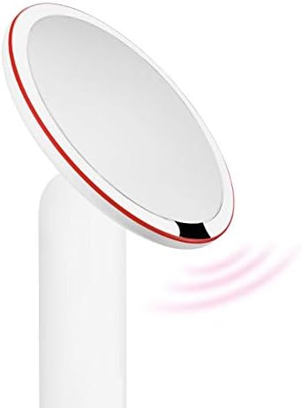 AEBDF Küçük beyaz Ayna Serisi Günışığı Ayna LED makyaj aynası ışık Masaüstü Güzellik makyaj aynası Soyunma Ayna (Renk: B)