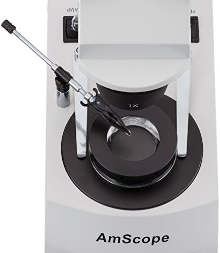 AmScope SE305-PX-DK Binoküler Stereo Mikroskop, wf5x ve WF10x Göz Mercekleri, 5X / 10X / 15X / 30X Büyütme, 1X ve 3X Hedefler,