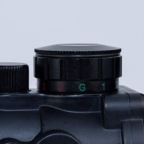 4X32 Kompakt Taktik Kapsam ile 3 Renk (Kırmızı Yeşil veya Mavi) Aralığı Bulucu Sight (Mil-Dot veya MOA Seçenekleri) ve Doğal
