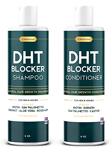 Saç Büyümesi için DHT Engelleyici Biotin Şampuan ve Saç Kremi BİOTİN ile Aşılanmış Şampuan ve Saç Kremi Seti Saw Palmetto ile