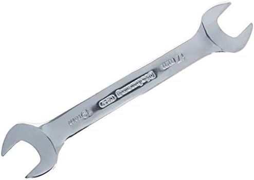 Utoolmart Çift Open End Anahtarı, 185mm Uzunluk Metrik Anahtarı, 17mm x 19mm Anahtarı Onarım Aracı, CR-V, tam Cilalı ve Ayna
