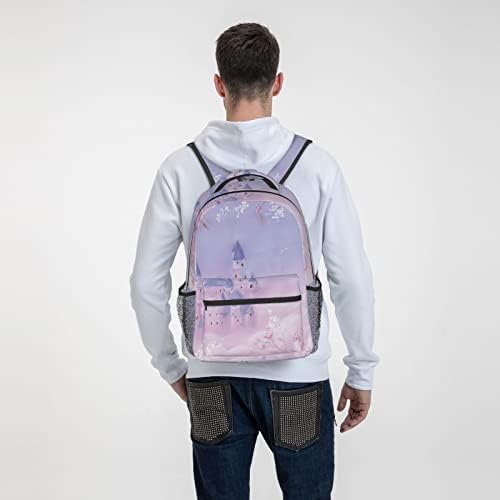 Çiçek ve ev sırt çantası kadın erkek hafif moda sırt çantası seyahat kolej sırt çantası iş Bookbag için