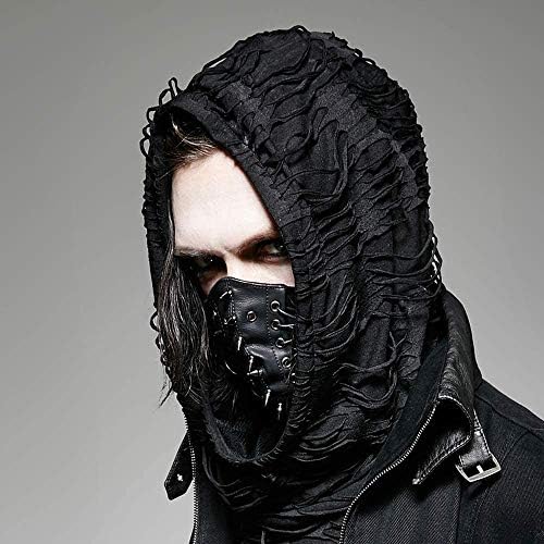 PUNK RAVE erkek Punk Maske Parti Streetwear Hip Hop Kaya Motosiklet Kişilik Serin Stil Cadılar Bayramı Maskesi