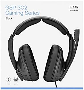 Gürültü Önleyici Mikrofonlu Sennheiser GSP 302 Oyun Kulaklığı, Dilsiz, Rahat Hafızalı Köpük Kulak Pedleri, PC, Mac, Xbox One,