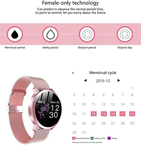 MXCHEN Q8 akıllı saat OLED Renkli Ekran kadın Moda Spor takip bilekliği Smartwatch bluetooth dokunmatik ekranlı kol saati Android