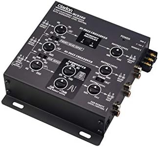 Taramp'ın MD 1800.1 1 Ohm 1800 Watt D Sınıfı Tam Aralıklı Mono Amplifikatör ve Clarion MCD360 2/3 Yollu 6 Kanallı Elektronik