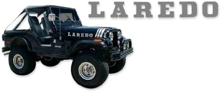Phoenix Graphix 1970-1995 Jeep Laredo ıçin Yedek CJ5 CJ7 YJ Çıkartmaları & Stripes Kiti-Gümüş