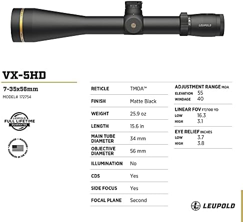 Leupold VX-5HD 7-35x56mm Tüfek