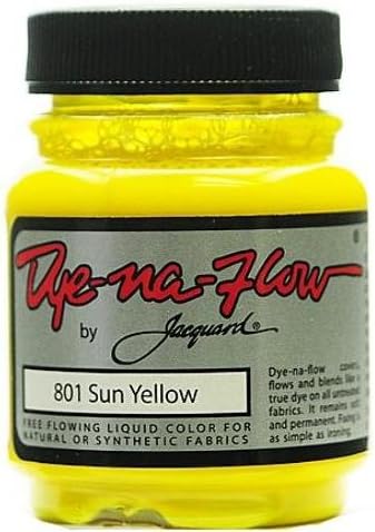 Jakarlı Boya-Na-Flow Kumaş Renkleri (Güneş Sarısı) 3 adet sku 1825228MA