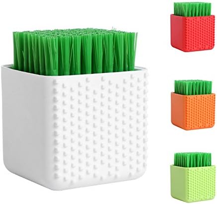 Çift kullanımlı Silikon Çamaşır iç çamaşırı Fırça Yumuşak Saç Ev Temizleme Aracı Dayanıklı-Yeşil bjlongyi