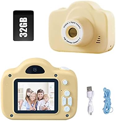 CargoTi Çocuklar Kamera, çocuk Dijital Kameralar için Çocuk Video Kayıt Elektronik Oyuncak Doğum Günü Hediyeleri Noel, 3-12 Yaş