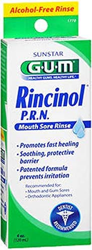 SAKIZ Rincinol PRN Ağız Ağrısı Durulama-4 fl oz, 2 Paket