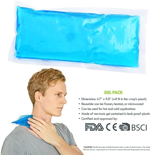 Sıcak ve Soğuk Terapi için Jel Buz Paketleri: Esnek, Tekrar Kullanılabilir ve Mikrodalgada | Ağrı kesici, Spor Yaralanmaları,