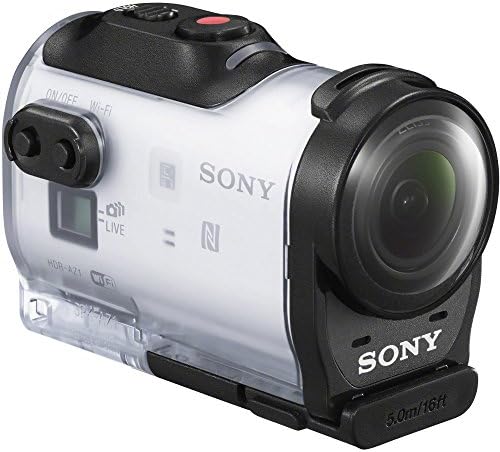 Sony HDR-AZ1VR RM-LVR2V Live View Uzaktan İzleme ve Tripod Adaptörü ile Suya Dayanıklı Aksiyon Kamerası Mini (Wi-Fi, GPS Etiketleme,