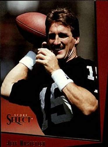1993 Pinnacle Brands Company'den Futbol 99 Jeff Hostetler Los Angeles Raiders Resmi NFL Ticaret Kartını Seçin