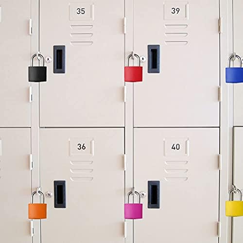 Bagaj Etiketleri Seti, 6 Paket Küçük Anahtarlı Kilitler Seyahat KİMLİĞİ Çanta Etiketi Bavul için Bagaj Asma Kilidi, Çok Renkli