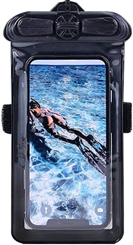 Vaxson Telefon Kılıfı Siyah, Sony Xperia E4 e2115 ile Uyumlu Su Geçirmez Kılıfı Kuru Çanta [Değil Ekran Koruyucu Film ]
