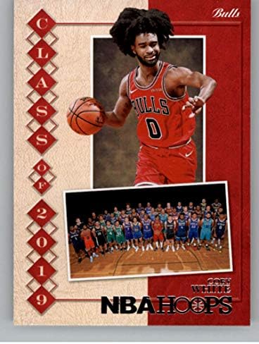 2019-20 Panini Çemberler Sınıfı 2019 13 Coby Beyaz Chicago Bulls RC Çaylak NBA Basketbol Ticaret Kartı