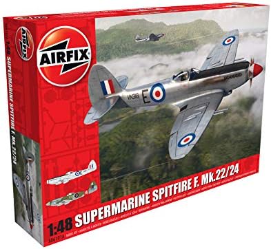 Airfix Supermarine Spitfire F. MK 22/24 1:48 Askeri Havacılık Plastik Model Seti A06101A