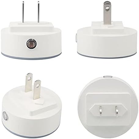 2 Paket Plug-in Gece Lambası LED Gece Lambası Siyah Kemik ile alacakaranlıktan şafağa Sensörü için Çocuk Odası, kreş, mutfak,