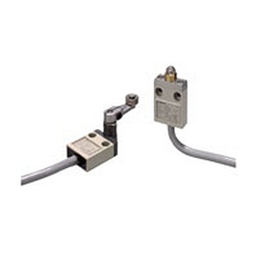 Omron D4C-1620 Kompakt Kapalı Limit Anahtarı, Makaralı Kol, SJT (O) Kablosu, 250vac'de 5A ve 30VDC Anma Akımında 4A, 3m Kablo