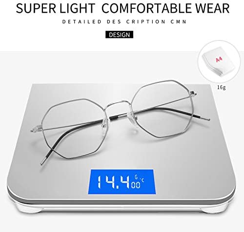 DONGDİ mavi ışık blok gözlük parlama Önleyici Titanyum Metal çerçeve, kadın erkek için gözlük