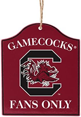 NCAA Güney Carolina Dövüş Gamecocks Ahşap Fan İşareti Süsleme