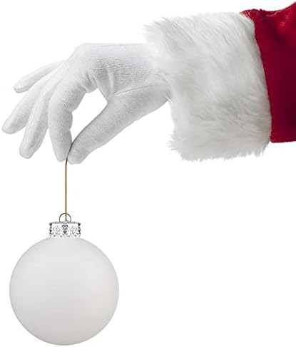 Beyaz Noel Topu Süsler 18 adet Küçük Noel Ağacı Topları Noel Ağacı Dekorasyon için-1.8 inç (45mm)