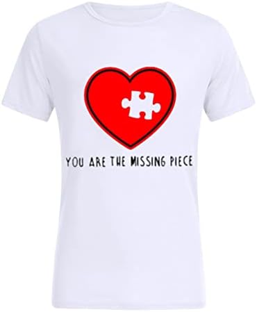 Çiftler Eşleştirme Gömlek Erkek Kadın Mektup Baskı Aşk Çift T-Shirt Bluz Tops Giyim Sevgililer Onun ve Onun Gömlek