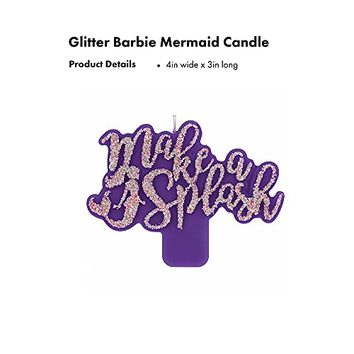16 Kişilik Barbie Deniz Kızı Doğum Günü Partisi Malzemeleri ve dekorasyon Paketi: Tabaklar, Bardaklar, Masa Örtüsü, Dekorasyon