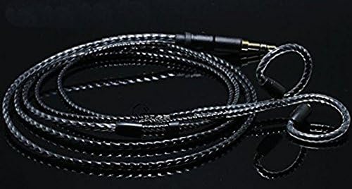 MiCity Yedek Ses Uzatma Kablosu Yükseltme Kablosu İçin Shure Se535 Se215 Se315 Se425 Se846 Kulaklıklar ile Yuvarlak örgü tekniği