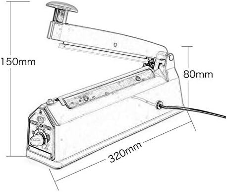 XYJNN Shrink Film koruma çantası ısı tabancası yapıştırma makinesi ısıyla daralan POF Şeffaf ambalaj çantası (Renk: Yapıştırma