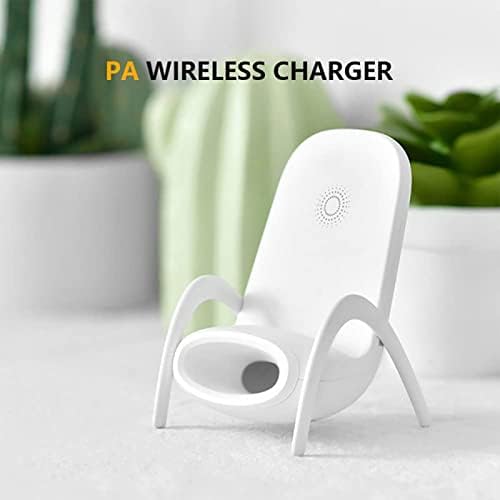 Tüm Telefonlar için Taşınabilir Mini Sandalye Kablosuz Şarj Kaynağı, Müzikal Hoparlör Fonksiyonlu Kablosuz Şarj Standı, Çok Amaçlı