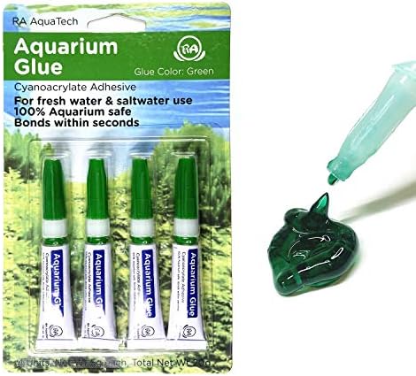 RA AquaTech Akvaryum Tutkal Yeşil Bitkiler için Yosun Aquascaping Anında Akvaryum Güvenli