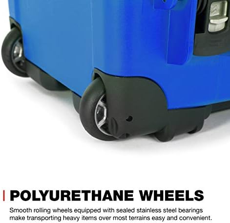 Nanuk 935 Tekerlekler ve Köpük İnsertli Su Geçirmez Taşıma Çantası-Mavi